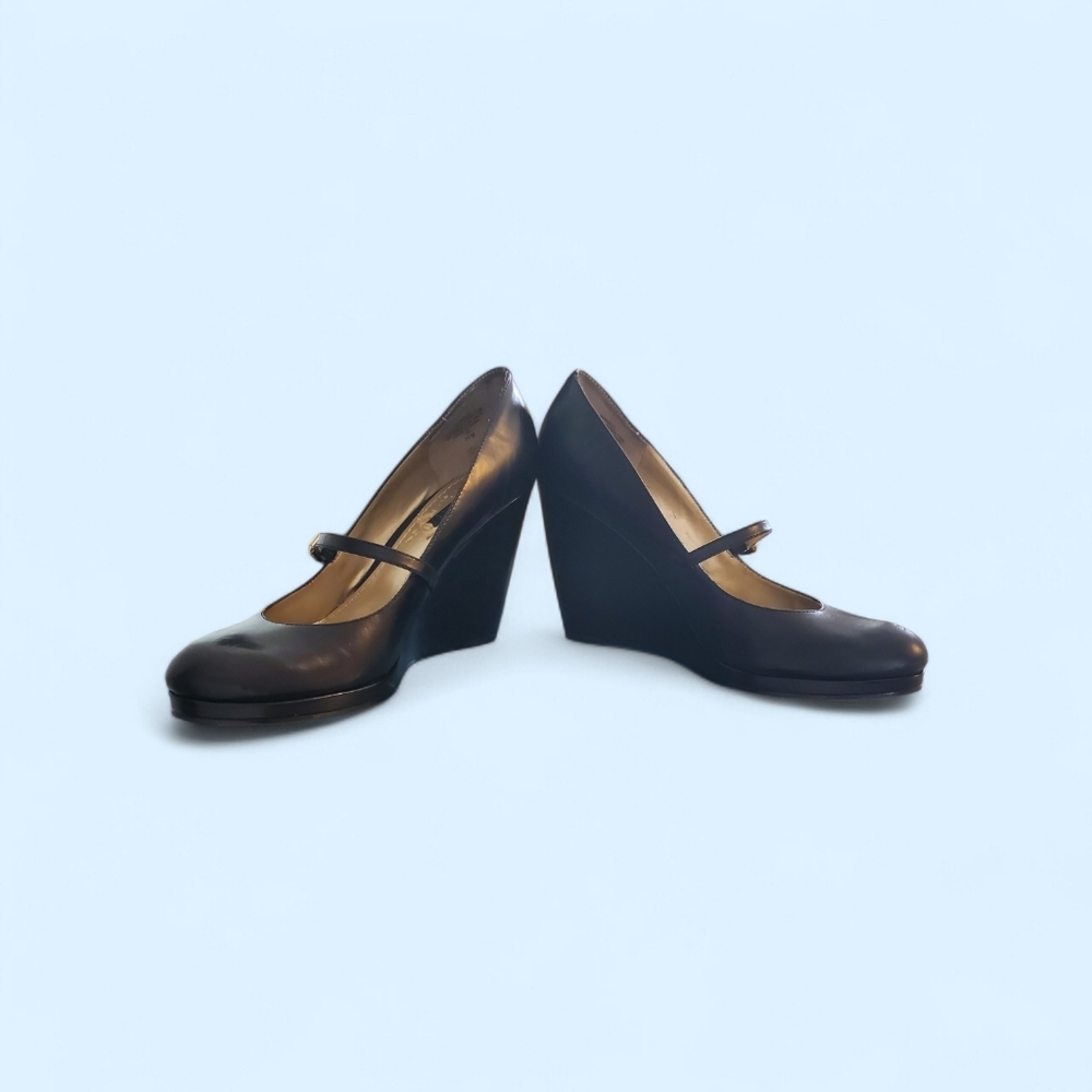 Black Mary Jane / Baby Doll Heels - Women's